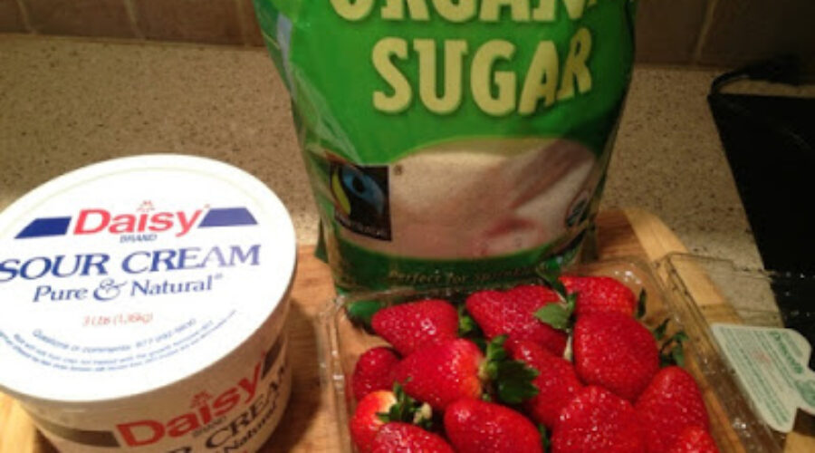 Fresas con crema–Strawberries with Cream