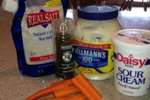 Carrots and Cream Side Dish