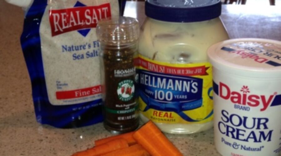 Carrots and Cream Side Dish